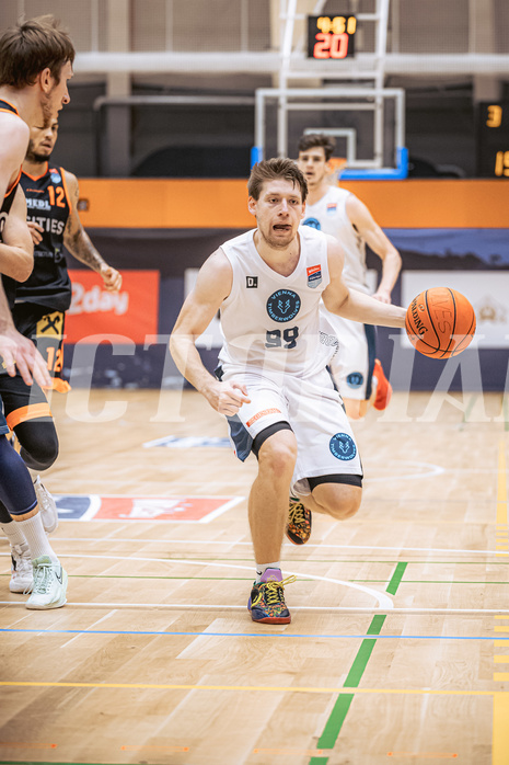 Basketball, Win2Day Superliga 2022/23, Grunddurchgang 11.Runde, Vienna Timberwolves, CITIES Panthers Fürstenfeld, Jonas John (99)