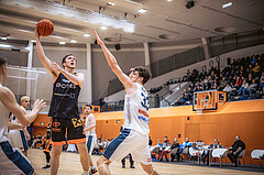 Basketball, Win2Day Superliga 2022/23, Grunddurchgang 11.Runde, Vienna Timberwolves, CITIES Panthers Fürstenfeld, Andrija Blatancic (4)