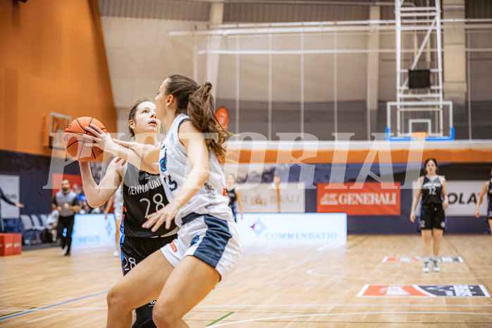 Basketball, Win2Day Basketball Damen Superliga 2022/23, Grunddurchgang 9.Runde, Vienna Timberwolves, Vienna United, Ninel Merkotun (28)