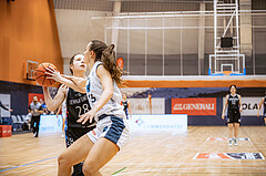 Basketball, Win2Day Basketball Damen Superliga 2022/23, Grunddurchgang 9.Runde, Vienna Timberwolves, Vienna United, Ninel Merkotun (28)