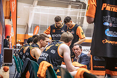 Basketball, Win2Day Superliga 2022/23, Grunddurchgang 11.Runde, Vienna Timberwolves, CITIES Panthers Fürstenfeld, Peter Stahl (Head Coach)