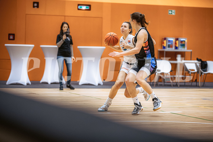 Basketball, Win2Day Basketball Damen Superliga 2022/23, Grunddurchgang 9.Runde, Vienna Timberwolves, Vienna United, Zoe Sonvilla (45)