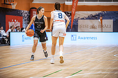 Basketball, Win2Day Basketball Damen Superliga 2022/23, Grunddurchgang 9.Runde, Vienna Timberwolves, Vienna United, Klara Brunner (25)