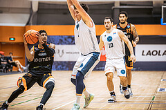 Basketball, Win2Day Superliga 2022/23, Grunddurchgang 11.Runde, Vienna Timberwolves, CITIES Panthers Fürstenfeld, Steve Robinson Jr. (6)