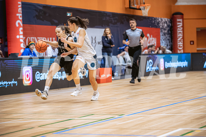 Basketball, Win2Day Basketball Damen Superliga 2022/23, Grunddurchgang 9.Runde, Vienna Timberwolves, Vienna United, Christina Hofstetter (24)