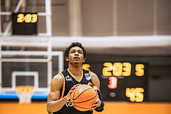 Basketball, Win2Day Superliga 2022/23, Grunddurchgang 11.Runde, Vienna Timberwolves, CITIES Panthers Fürstenfeld, Steve Robinson Jr. (6)