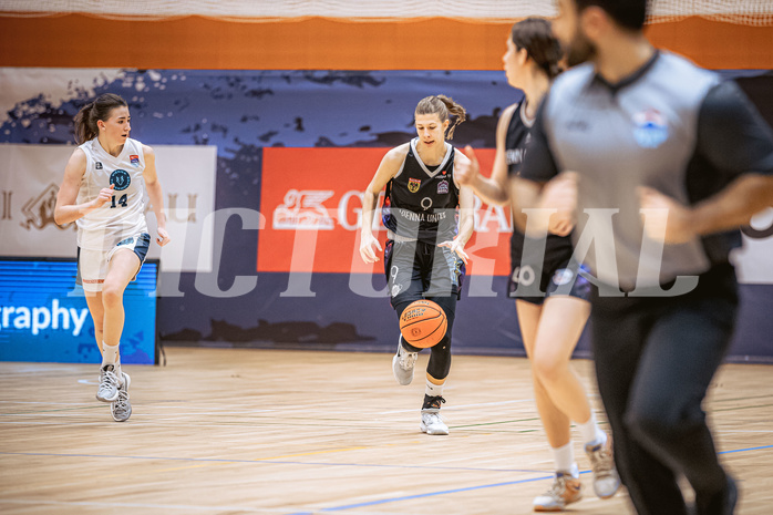 Basketball, Win2Day Basketball Damen Superliga 2022/23, Grunddurchgang 9.Runde, Vienna Timberwolves, Vienna United, Antonia Reissner (9)
