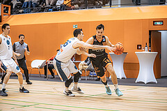 Basketball, Win2Day Superliga 2022/23, Grunddurchgang 11.Runde, Vienna Timberwolves, CITIES Panthers Fürstenfeld, Paul Rotter (66), Fabian Richter (10)