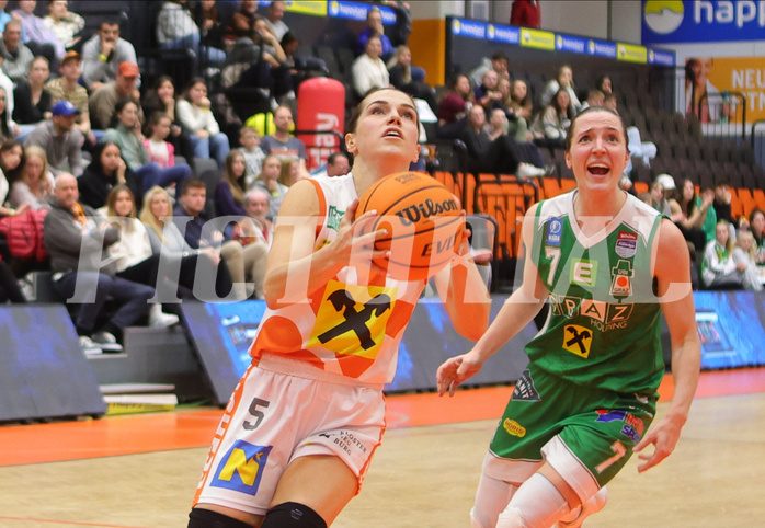 Basketball Damen Superliga 2023/24, Playoff, Semifinale Spiel 3 BK Duchess Klosterneuburg vs. UBSC Graz


