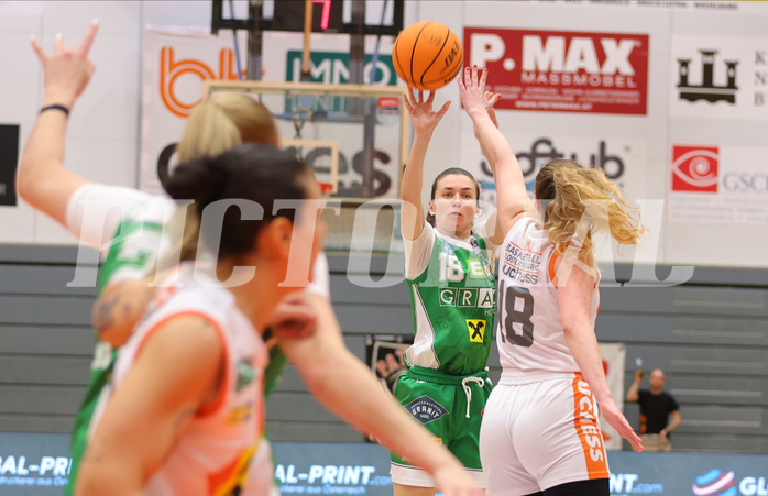 Basketball Damen Superliga 2023/24, Playoff, Semifinale Spiel 3 BK Duchess Klosterneuburg vs. UBSC Graz


