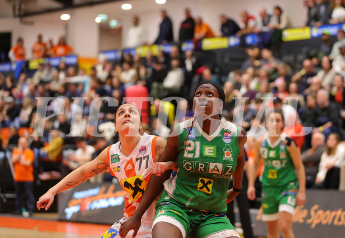 Basketball Damen Superliga 2023/24, Playoff, Semifinale Spiel 3 BK Duchess Klosterneuburg vs. UBSC Graz


