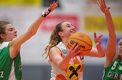 Basketball Damen Superliga 2023/24, Playoff, Semifinale Spiel 3 BK Duchess Klosterneuburg vs. UBSC Graz


