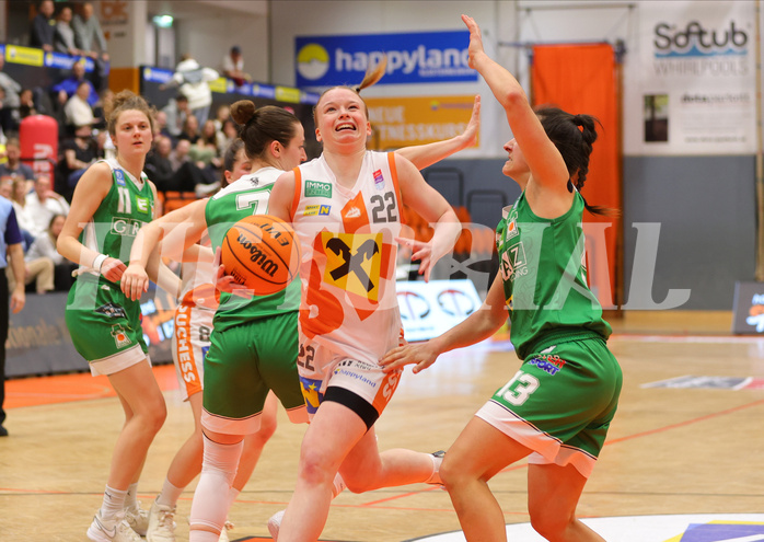 Basketball Damen Superliga 2023/24, Playoff, Semifinale Spiel 3 BK Duchess Klosterneuburg vs. UBSC Graz


