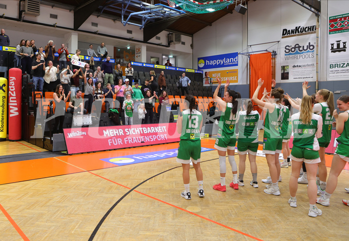 Basketball Damen Superliga 2023/24, Playoff, Semifinale Spiel 3 BK Duchess Klosterneuburg vs. UBSC Graz


