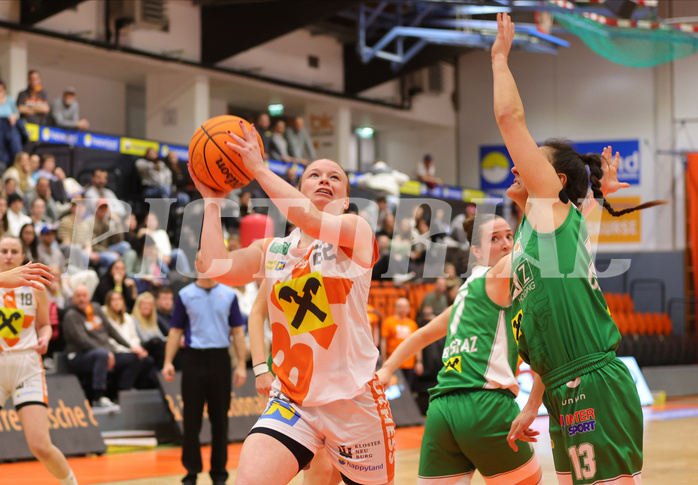 Basketball Damen Superliga 2023/24, Playoff, Semifinale Spiel 3 BK Duchess Klosterneuburg vs. UBSC Graz


