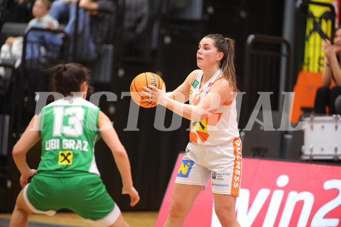 Basketball Damen Superliga 2023/24, Playoff, Semifinale Spiel 3 BK Duchess Klosterneuburg vs. UBSC Graz


