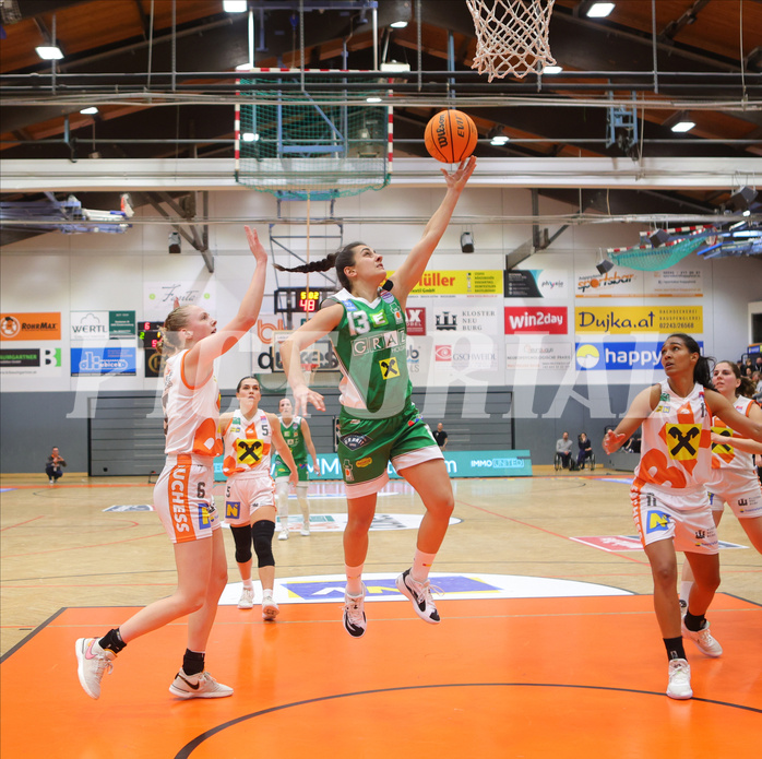 Basketball Damen Superliga 2023/24, Playoff, Semifinale Spiel 3 BK Duchess Klosterneuburg vs. UBSC Graz


