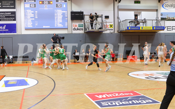 Basketball Damen Superliga 2023/24, Playoff, Semifinale Spiel 3 BK Duchess Klosterneuburg vs. UBSC Graz


