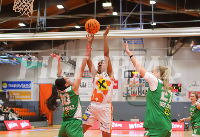 Basketball Damen Superliga 2023/24, Playoff, Semifinale Spiel 3 BK Duchess Klosterneuburg vs. UBSC Graz


