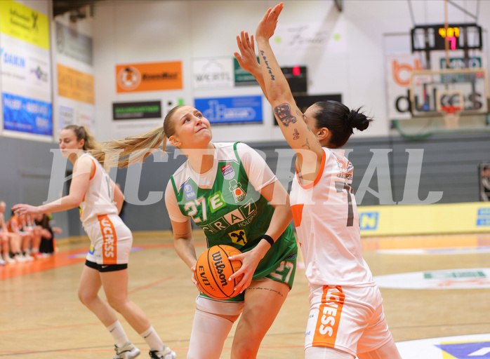 Basketball Damen Superliga 2023/24, Playoff, Semifinale Spiel 3 BK Duchess Klosterneuburg vs. UBSC Graz


