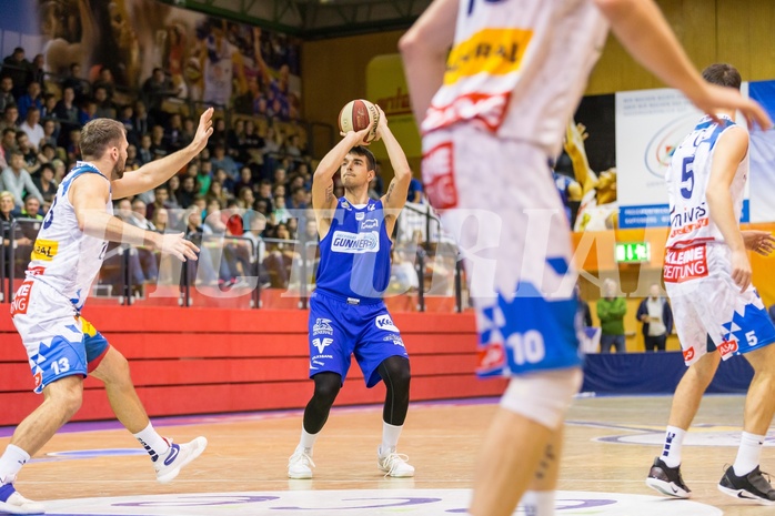Basketball, ABL 2017/18, Grunddurchgang 7.Runde, Kapfenberg Bulls, Oberwart Gunners, Benjamin Blazevic (12)