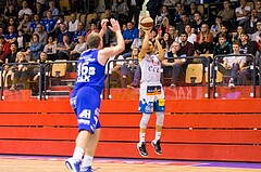 Basketball, ABL 2017/18, Grunddurchgang 7.Runde, Kapfenberg Bulls, Oberwart Gunners, Marck Coffin (15)