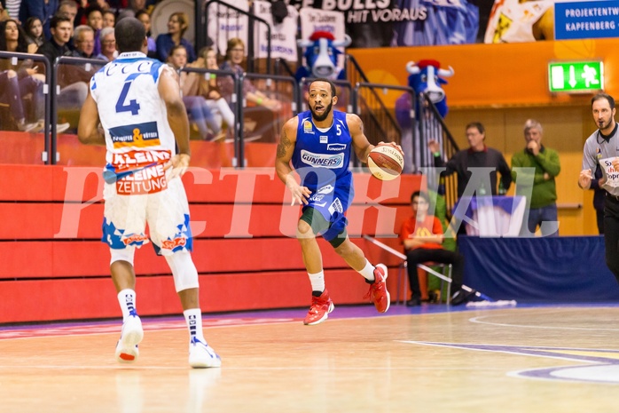 Basketball, ABL 2017/18, Grunddurchgang 7.Runde, Kapfenberg Bulls, Oberwart Gunners, Louis Dabney Jr. (5)