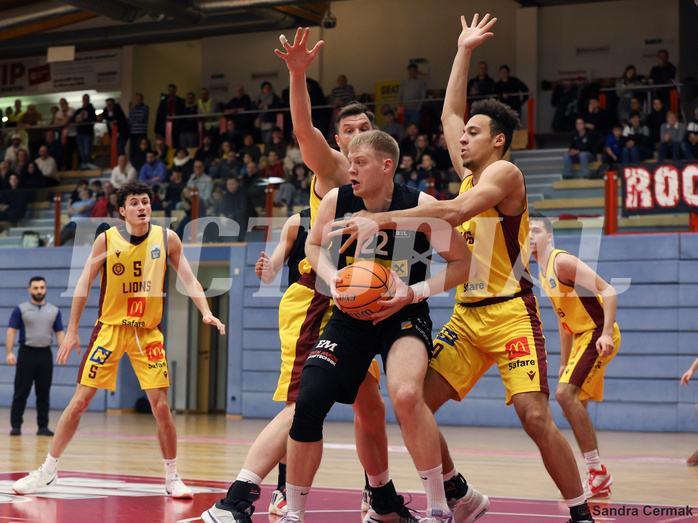 Basketball Zweite Liga 2024/25, Grunddurchgang 14.Runde Traiskirchen Lions NextGen vs. Mattersburg Rocks


