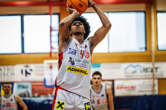 Basketball, win2day Basketball Superliga 2023/24, Grunddurchgang 1.Runde, Traiskirchen Lions, Fürstenfeld Panthers, Demarcus Demonia (4)