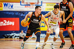 Basketball, win2day Basketball Superliga 2023/24, Grunddurchgang 1.Runde, Traiskirchen Lions, Fürstenfeld Panthers, Mirza Manjgo (5)