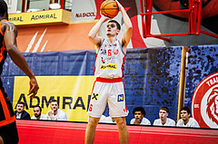 Basketball, win2day Basketball Superliga 2023/24, Grunddurchgang 1.Runde, Traiskirchen Lions, Fürstenfeld Panthers, Aleksej Kostic (6)