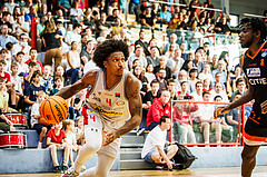 Basketball, win2day Basketball Superliga 2023/24, Grunddurchgang 1.Runde, Traiskirchen Lions, Fürstenfeld Panthers, Demarcus Demonia (4)