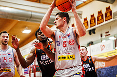 Basketball, win2day Basketball Superliga 2023/24, Grunddurchgang 1.Runde, Traiskirchen Lions, Fürstenfeld Panthers, Aleksej Kostic (6)