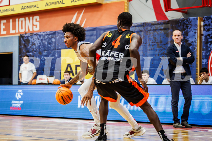 Basketball, win2day Basketball Superliga 2023/24, Grunddurchgang 1.Runde, Traiskirchen Lions, Fürstenfeld Panthers, 