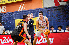 Basketball, win2day Basketball Superliga 2023/24, Grunddurchgang 1.Runde, Traiskirchen Lions, Fürstenfeld Panthers, Aleksej Kostic (6)