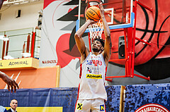 Basketball, win2day Basketball Superliga 2023/24, Grunddurchgang 1.Runde, Traiskirchen Lions, Fürstenfeld Panthers, Jaquan Lawrence (40)