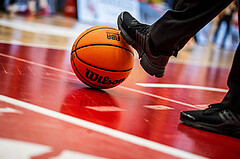 Basketball, win2day Basketball Superliga 2023/24, Grunddurchgang 1.Runde, Traiskirchen Lions, Fürstenfeld Panthers, #featured #spielball #wilson