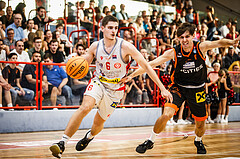 Basketball, win2day Basketball Superliga 2023/24, Grunddurchgang 1.Runde, Traiskirchen Lions, Fürstenfeld Panthers, Aleksej Kostic (6)