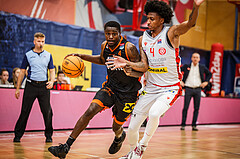 Basketball, win2day Basketball Superliga 2023/24, Grunddurchgang 1.Runde, Traiskirchen Lions, Fürstenfeld Panthers, #p4#