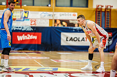 Basketball, win2day Basketball Superliga 2023/24, Viertelfinale Spiel 3, Traiskirchen Lions, SKN St.Pölten, Edgars Lasenbergs (25)