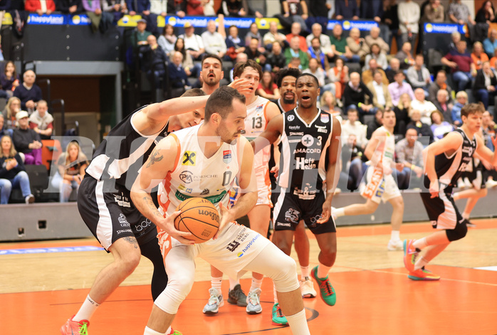 Basketball Superliga 2023/24, Playoff, Viertelfinale Spiel 3 Klosterneuburg Dukes vs. Kapfenberg Bulls


