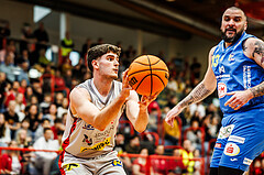 Basketball, win2day Basketball Superliga 2023/24, Viertelfinale Spiel 3, Traiskirchen Lions, SKN St.Pölten, Aleksej Kostic (6)
