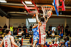 Basketball, win2day Basketball Superliga 2023/24, Viertelfinale Spiel 3, Traiskirchen Lions, SKN St.Pölten, Michael Anthony Randolph Jr. (5)