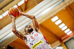 Basketball, win2day Basketball Superliga 2023/24, Viertelfinale Spiel 3, Traiskirchen Lions, SKN St.Pölten, Manuel Patterson Jr (0)