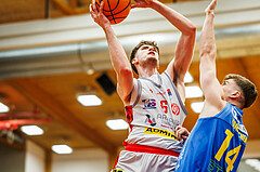 Basketball, win2day Basketball Superliga 2023/24, Viertelfinale Spiel 3, Traiskirchen Lions, SKN St.Pölten, Aleksej Kostic (6)