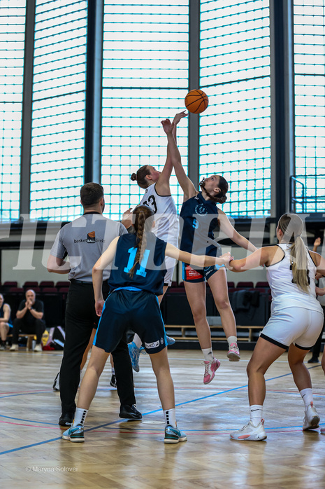 15.02.2025 Österreichischer Basketballverband 2024/25, SLWU19, Basket Flames UNION vs. Vienna Timberwolves