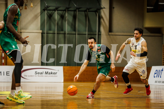 Basketball, Basketball Zweite Liga 2024/25, Grunddurchgang 19.Runde, Mattersburg Rocks, Future Team Steiermark, Luka Radelli (8)