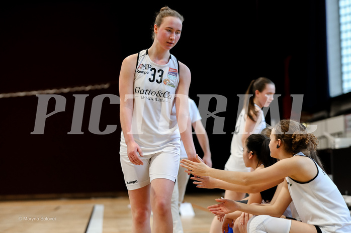 15.02.2025 Österreichischer Basketballverband 2024/25, SLWU19, Basket Flames UNION vs. Vienna Timberwolves