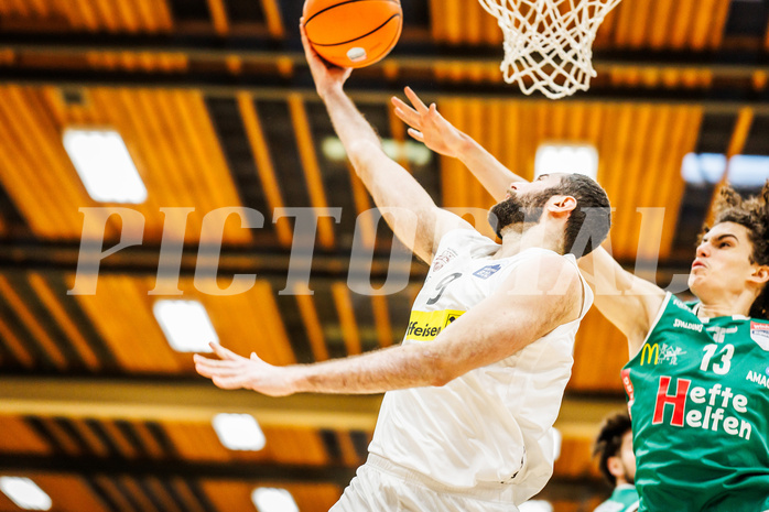 Basketball, Basketball Zweite Liga 2024/25, Grunddurchgang 19.Runde, Mattersburg Rocks, Future Team Steiermark, Tobias Winkler (9)