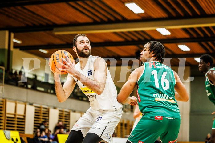Basketball, Basketball Zweite Liga 2024/25, Grunddurchgang 19.Runde, Mattersburg Rocks, Future Team Steiermark, Tobias Winkler (9)